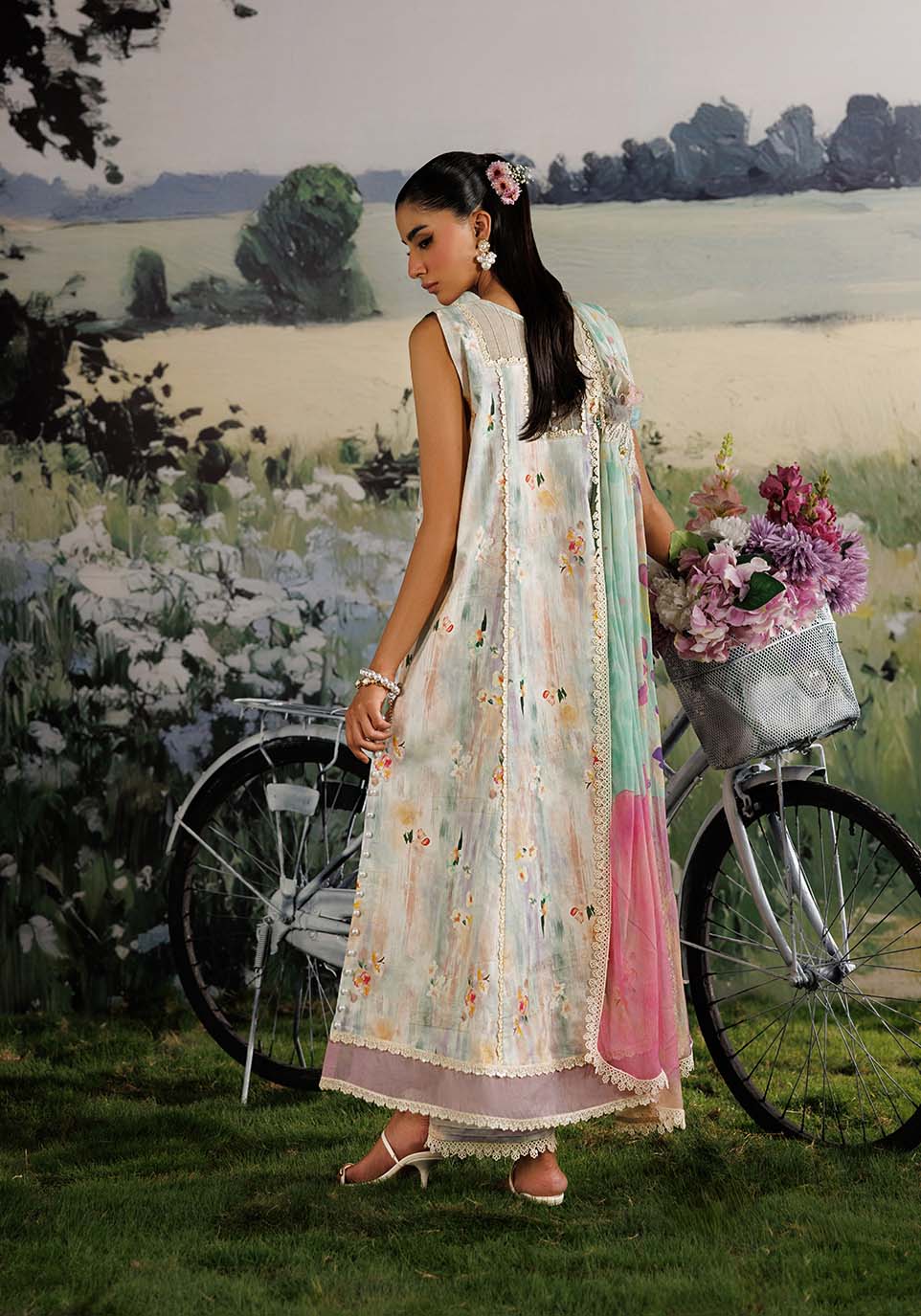 Zarqash | RimJhim The Moonsoon Edit 26 | SHABNAM ZQ003 by Zarqash - Designer Dress  - Type : Ladies Clothes - Available at Libayah - 100% Original 