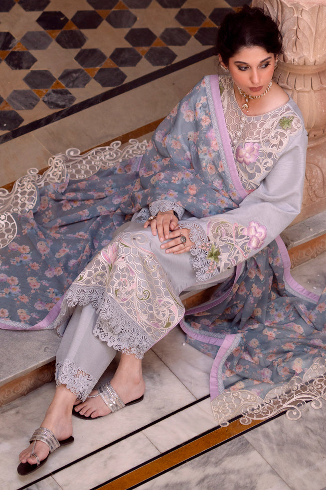 Fozia Khalid | Kahani Silk Luxury Dresses | Yasmeen by Fozia Khalid - Designer Dress - Type: Ladies Clothes - Available at Libayah - 100% Original