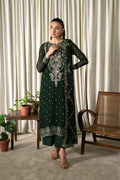 Neeshay | Ready to Wear Chiffon | RTW-CHFN-04 Green by Neeshay - Designer Dress  - Type : Ladies Clothes - Available at Libayah - 100% Original 
