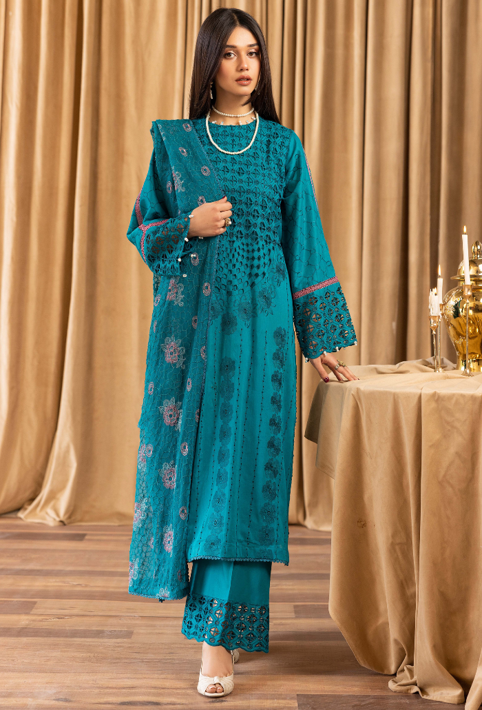 Humdum | Elegant Chikankari 25 | D04 by Humdum - Designer Dress - Type: Ladies Clothes - Available at Libayah - 100% Original
