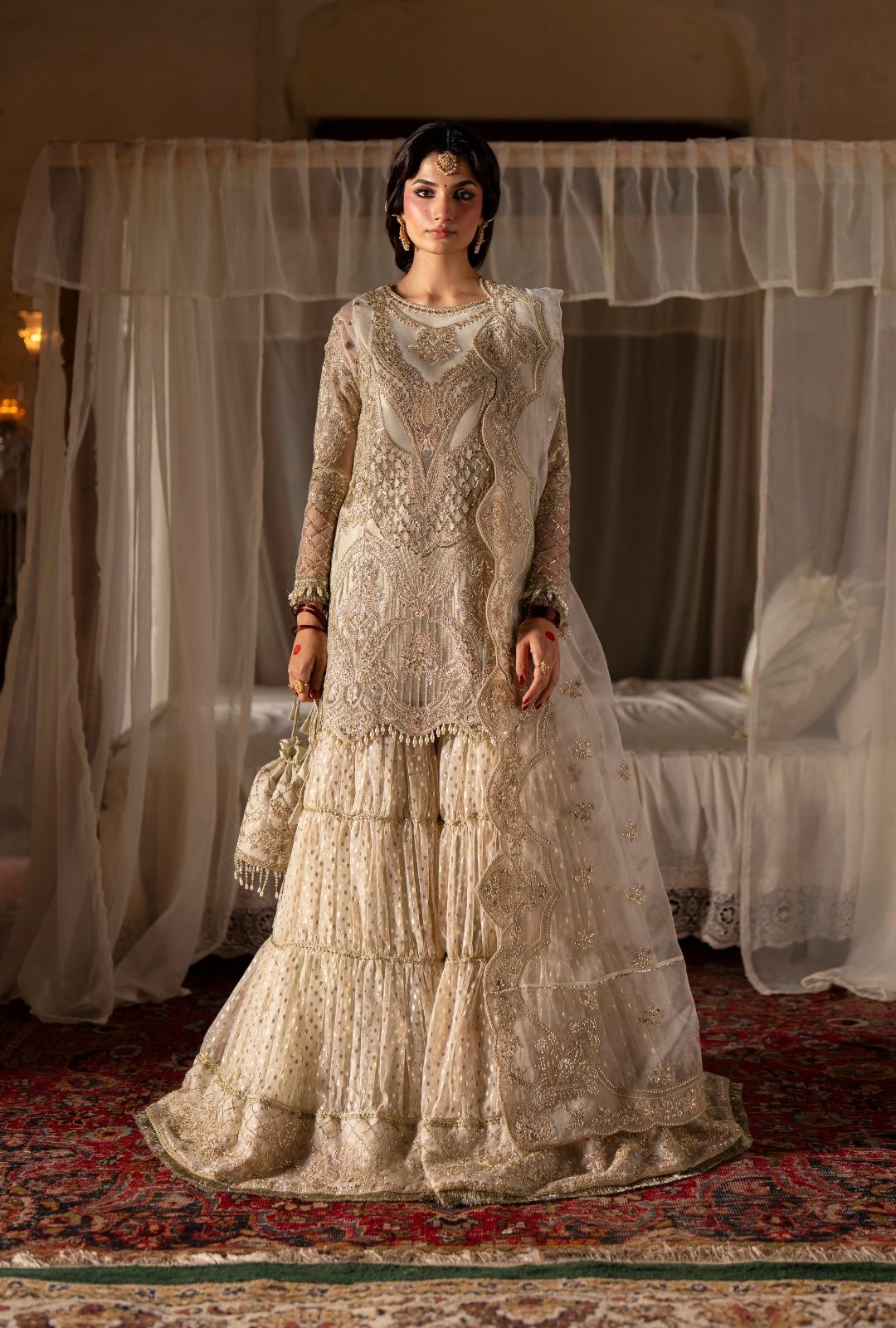 Naghma – authentic Pakistani formal dress from the AJR Couture Dastan e Ishq collection for women in the UK