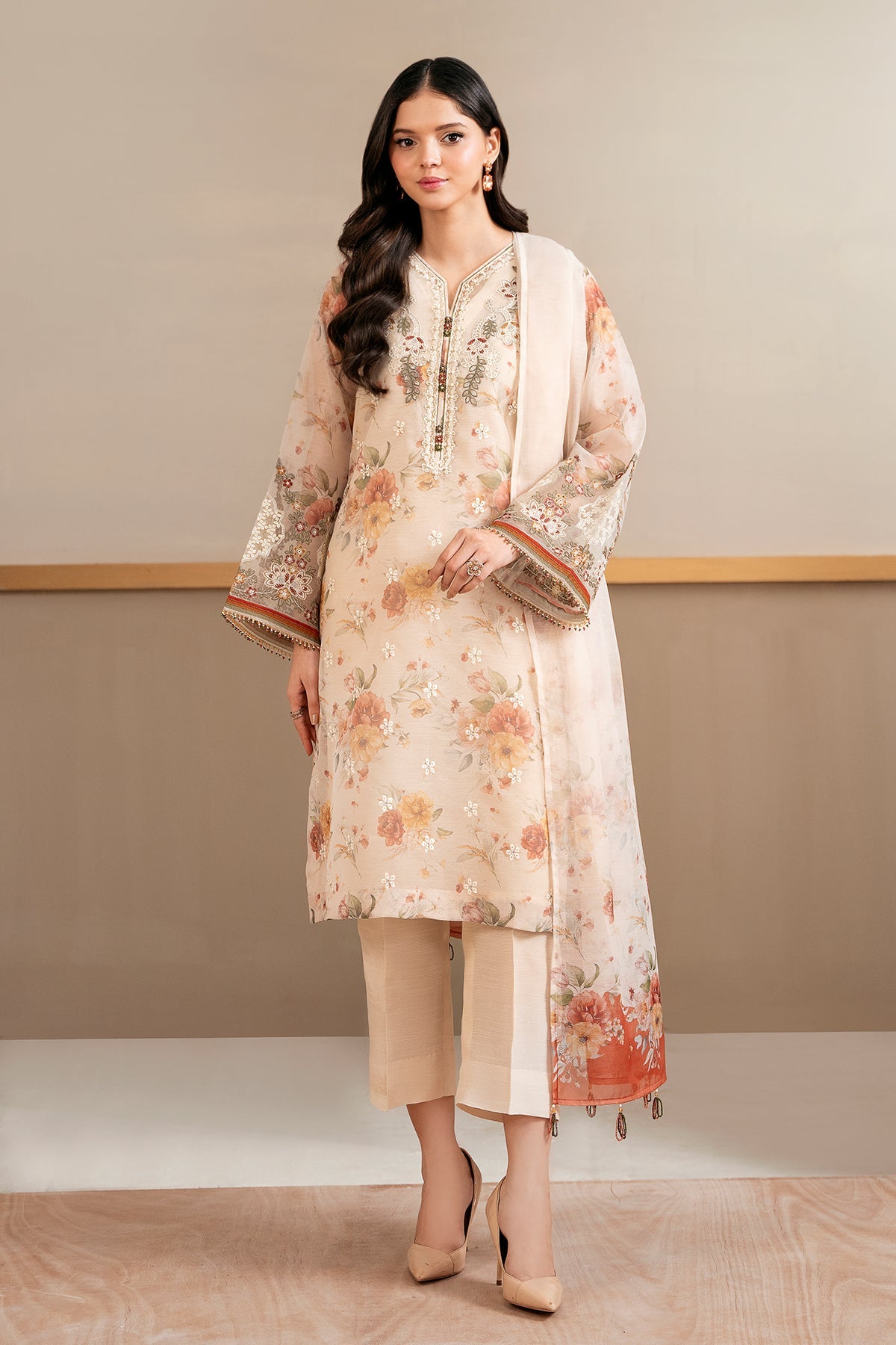 Baroque | Formal Collection |  SF-4034 by Baroque - Designer Dress  - Type : Ladies Clothes - Available at Libayah - 100% Original 