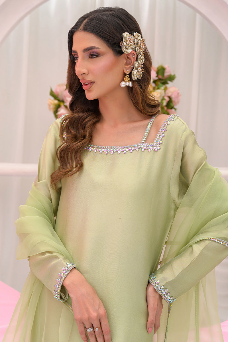 Chic Ophicial | The Maison Duo | Sage Èlan by Chic Ophicial - Designer Dress  - Type : Ladies Clothes - Available at Libayah - 100% Original 
