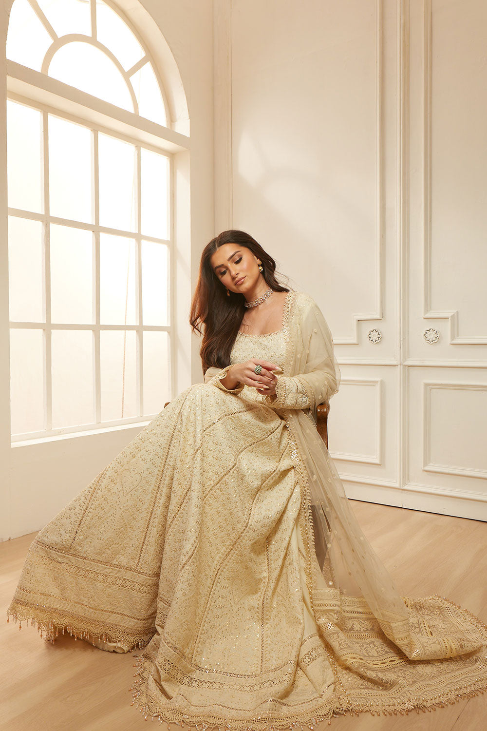 Sobia Nazir | Luxury Lawn Eid 26 | 1A by Sobia Nazir - Designer Dress - Type : Luxury Dress - Available at Libayah - 100% Original