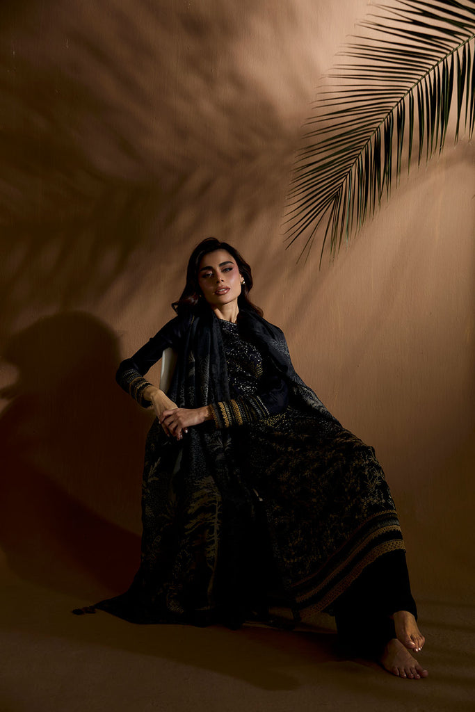 Sobia Nazir | Winter Shawl 25 | Design 1A by Sobia Nazir - Designer Dress - Type : Ladies Clothes - Available at Libayah - 100% Original 