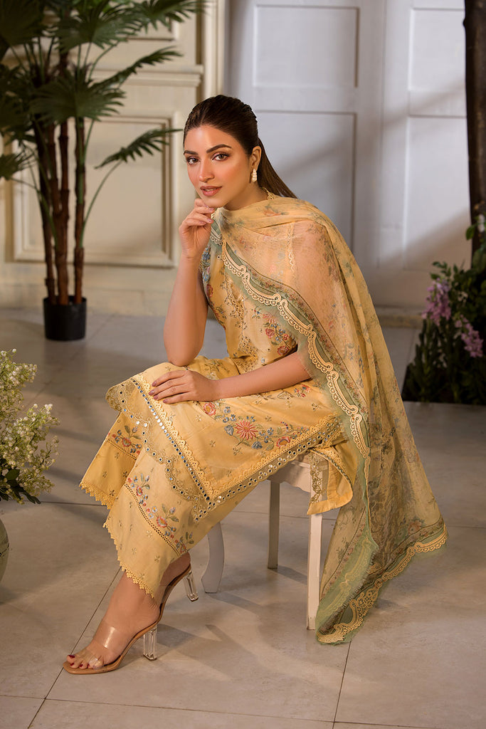 Sobia Nazir | Vital Lawn 25 | 1B by Sobia Nazir - Designer Dress - Type: Ladies Clothes - Available at Libayah - 100% Original