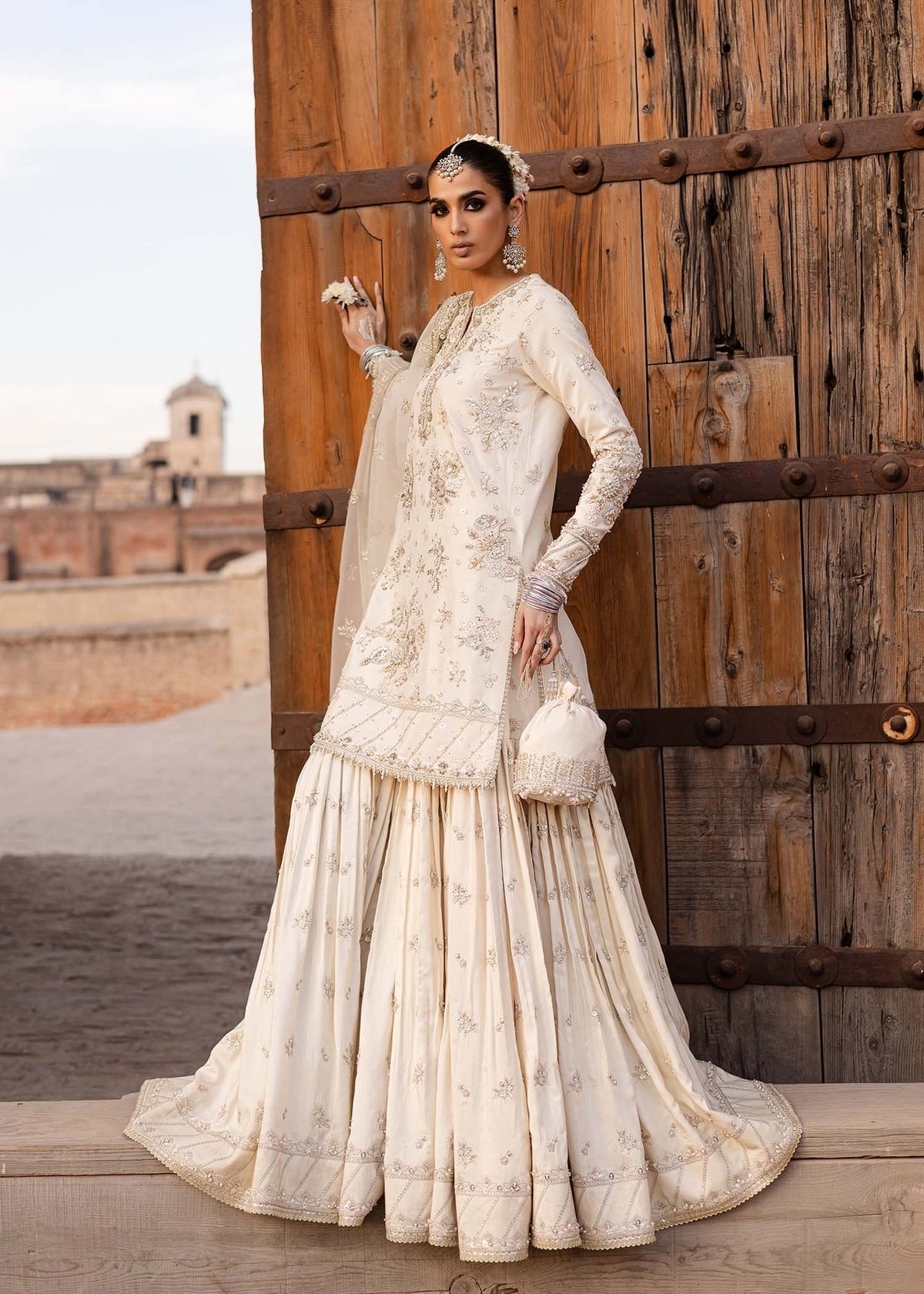 Akbar Aslam | Dastaan Luxury Formals | Roshaneh by Akbar Aslam - Designer Dress - Type: Ladies Clothes - Available at Libayah - 100% Original