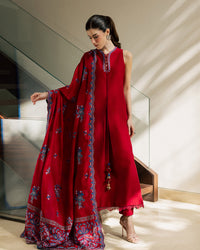 Sadaf Fawad Khan | Eva Luxury Pret 26 | Whip Red by Sadaf Fawad Khan - Designer Dress  - Type : Ladies Clothes - Available at Libayah - 100% Original 