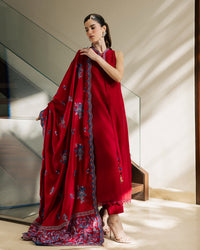 Sadaf Fawad Khan | Eva Luxury Pret 26 | Whip Red by Sadaf Fawad Khan - Designer Dress  - Type : Ladies Clothes - Available at Libayah - 100% Original 