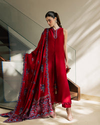 Sadaf Fawad Khan | Eva Luxury Pret 26 | Whip Red by Sadaf Fawad Khan - Designer Dress  - Type : Ladies Clothes - Available at Libayah - 100% Original 