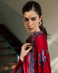 Sadaf Fawad Khan | Eva Luxury Pret 26 | Whip Red by Sadaf Fawad Khan - Designer Dress  - Type : Ladies Clothes - Available at Libayah - 100% Original 