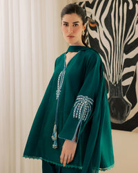 Sadaf Fawad Khan | Eva Luxury Pret 26 | Viridian by Sadaf Fawad Khan - Designer Dress  - Type : Ladies Clothes - Available at Libayah - 100% Original 