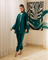 Sadaf Fawad Khan | Eva Luxury Pret 26 | Viridian by Sadaf Fawad Khan - Designer Dress  - Type : Ladies Clothes - Available at Libayah - 100% Original 