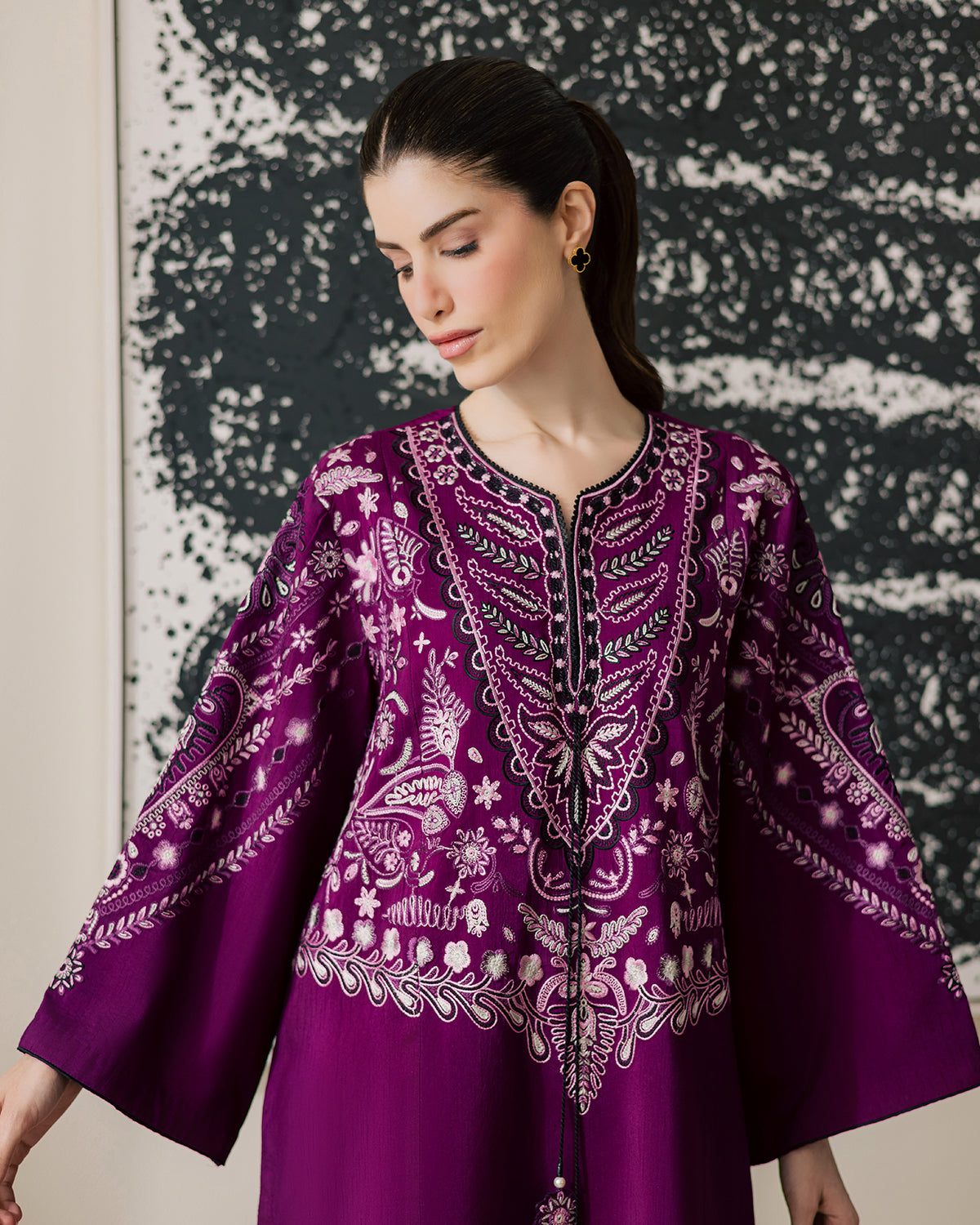 Sadaf Fawad Khan | Eva Luxury Pret 26 | Tyrian by Sadaf Fawad Khan - Designer Dress  - Type : Ladies Clothes - Available at Libayah - 100% Original 