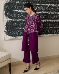 Sadaf Fawad Khan | Eva Luxury Pret 26 | Tyrian by Sadaf Fawad Khan - Designer Dress  - Type : Ladies Clothes - Available at Libayah - 100% Original 