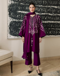 Sadaf Fawad Khan | Eva Luxury Pret 26 | Tyrian by Sadaf Fawad Khan - Designer Dress  - Type : Ladies Clothes - Available at Libayah - 100% Original 