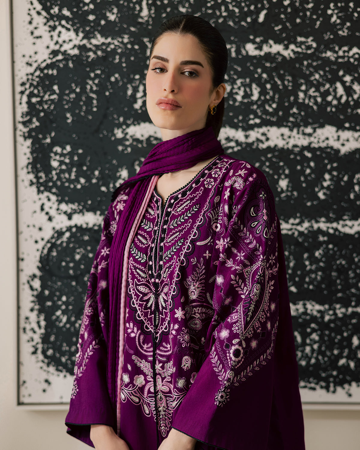 Sadaf Fawad Khan | Eva Luxury Pret 26 | Tyrian by Sadaf Fawad Khan - Designer Dress  - Type : Ladies Clothes - Available at Libayah - 100% Original 