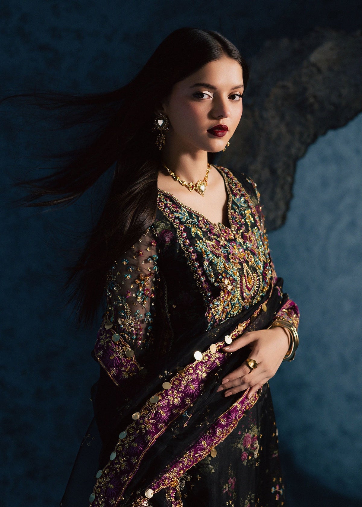 Maria Osama Khan | Lamhay Wedding Festive | MEHTAB by Maria Osama Khan - Designer Dress  - Type : Ladies Clothes - Available at Libayah - 100% Original 