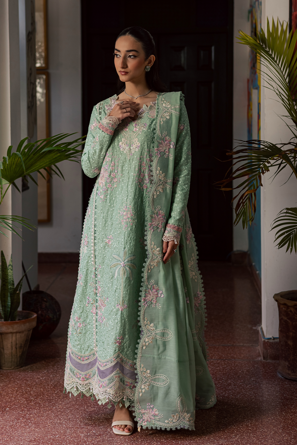 Afrozeh | Basic Pret 26 RTW | NACRE by Afrozeh - Designer Dress  - Type : Ladies Clothes - Available at Libayah - 100% Original 