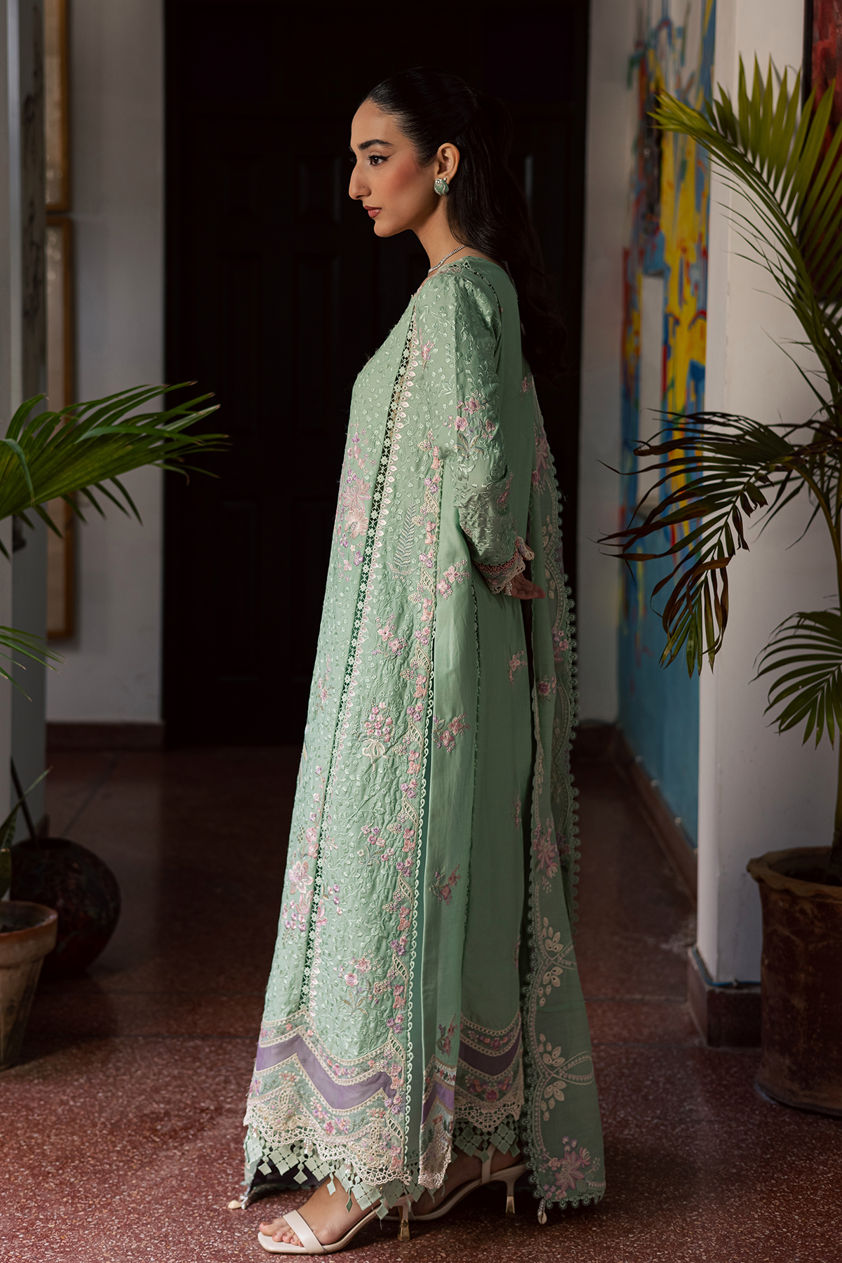 Afrozeh | Basic Pret 26 RTW | NACRE by Afrozeh - Designer Dress  - Type : Ladies Clothes - Available at Libayah - 100% Original 