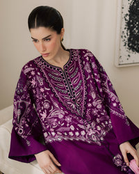 Sadaf Fawad Khan | Eva Luxury Pret 26 | Tyrian by Sadaf Fawad Khan - Designer Dress  - Type : Ladies Clothes - Available at Libayah - 100% Original 