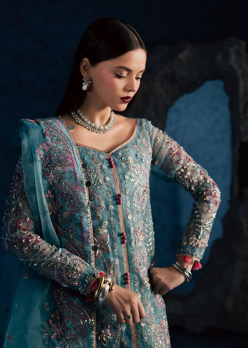 Maria Osama Khan | Lamhay Wedding Festive | NEELUM by Maria Osama Khan - Designer Dress  - Type : Ladies Clothes - Available at Libayah - 100% Original 