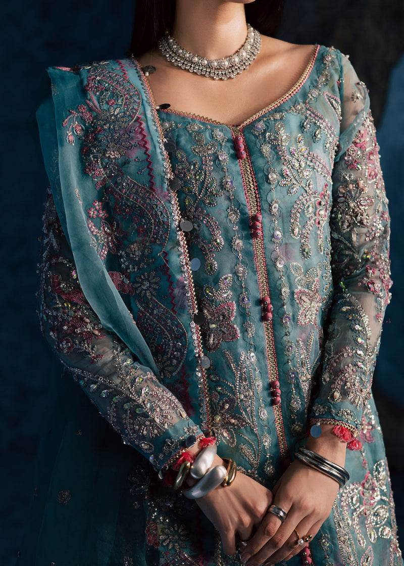 Maria Osama Khan | Lamhay Wedding Festive | NEELUM by Maria Osama Khan - Designer Dress  - Type : Ladies Clothes - Available at Libayah - 100% Original 