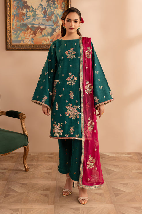 Emaan Adeel | Rangrez Collection | NEELAM by Emaan Adeel - Designer Dress - Type: Ladies Clothes - Available at Libayah - 100% Original