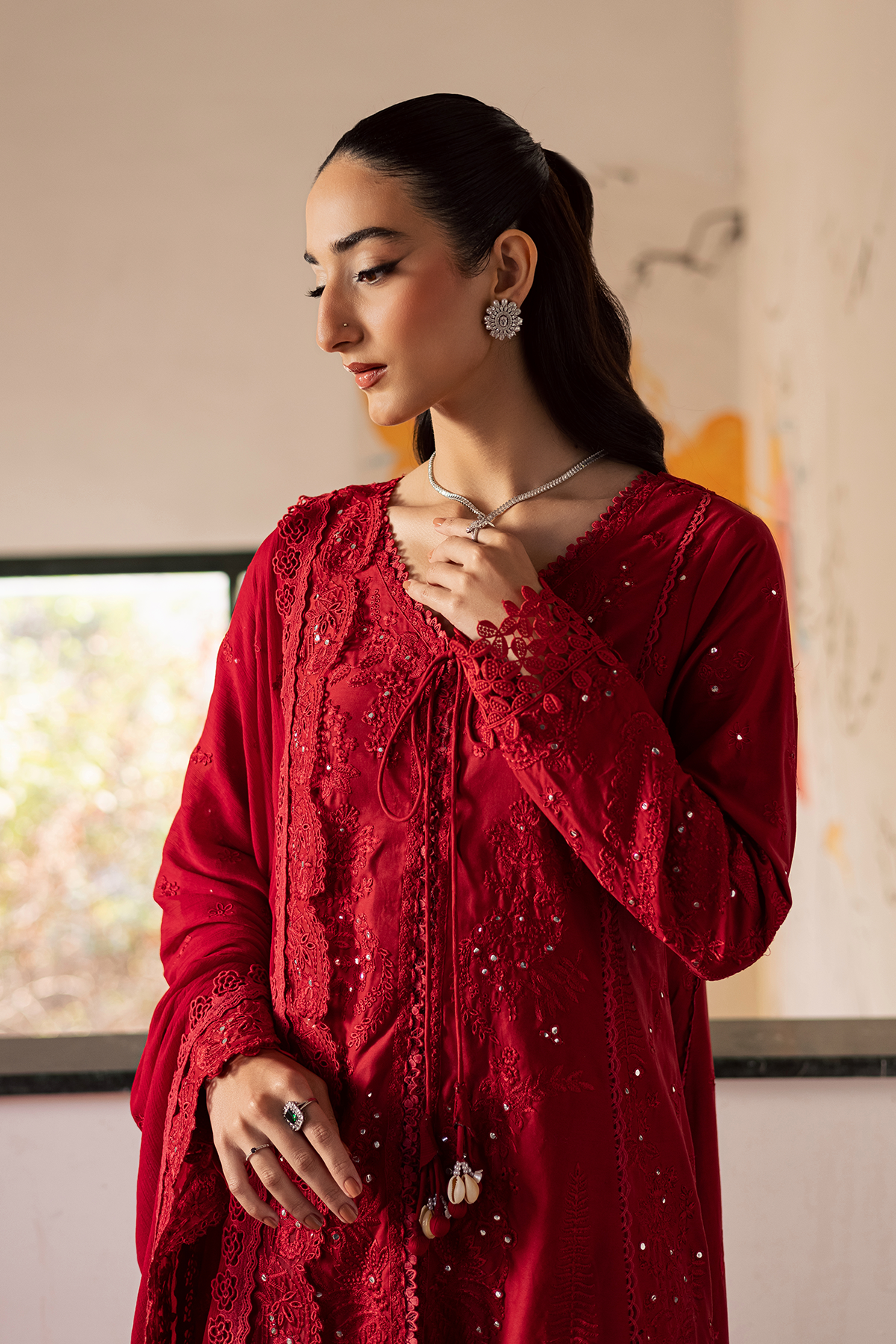 Afrozeh | Basic Pret 26 RTW | NACRE by Afrozeh - Designer Dress  - Type : Ladies Clothes - Available at Libayah - 100% Original 