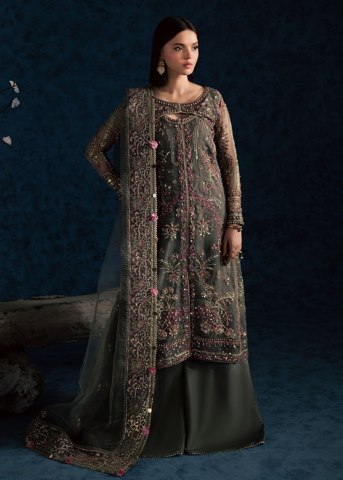 Maria Osama Khan | Lamhay Wedding Festive | SAHAR by Maria Osama Khan - Designer Dress  - Type : Ladies Clothes - Available at Libayah - 100% Original 