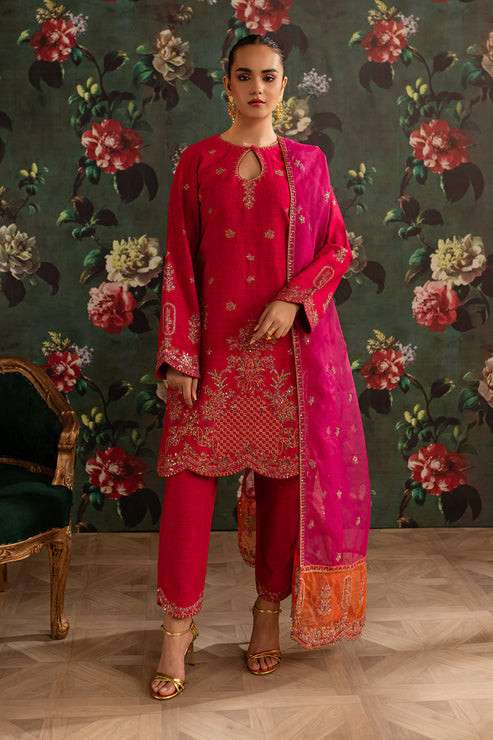 Emaan Adeel | Rangrez Collection | FIROZA by Emaan Adeel - Designer Dress - Type: Ladies Clothes - Available at Libayah - 100% Original