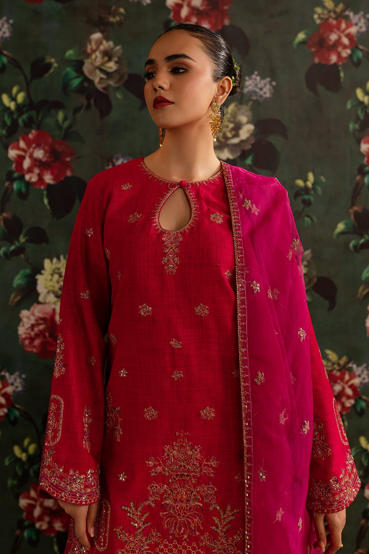 Emaan Adeel | Rangrez Collection | FIROZA by Emaan Adeel - Designer Dress - Type: Ladies Clothes - Available at Libayah - 100% Original