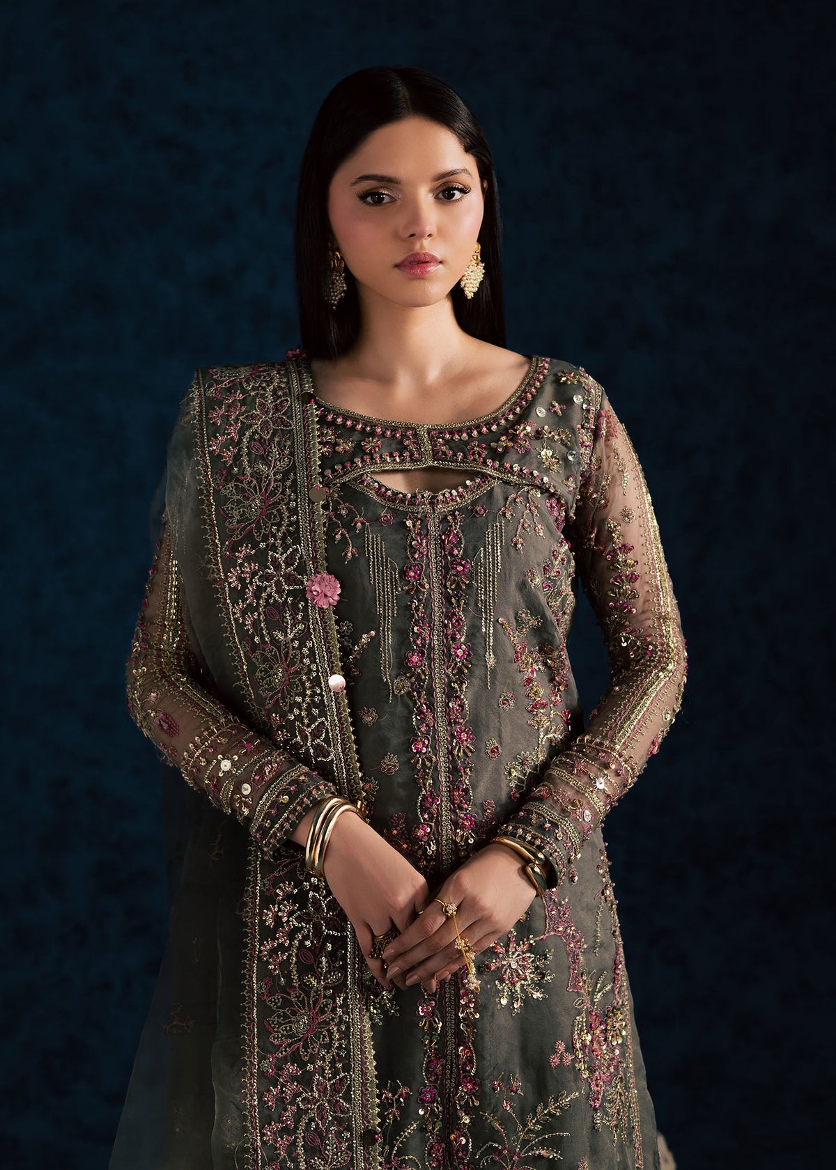 Maria Osama Khan | Lamhay Wedding Festive | SAHAR by Maria Osama Khan - Designer Dress  - Type : Ladies Clothes - Available at Libayah - 100% Original 