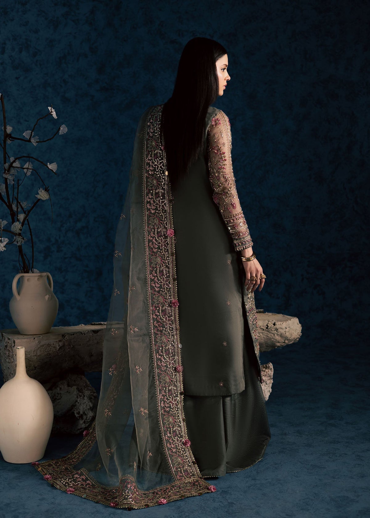 Maria Osama Khan | Lamhay Wedding Festive | SAHAR by Maria Osama Khan - Designer Dress  - Type : Ladies Clothes - Available at Libayah - 100% Original 