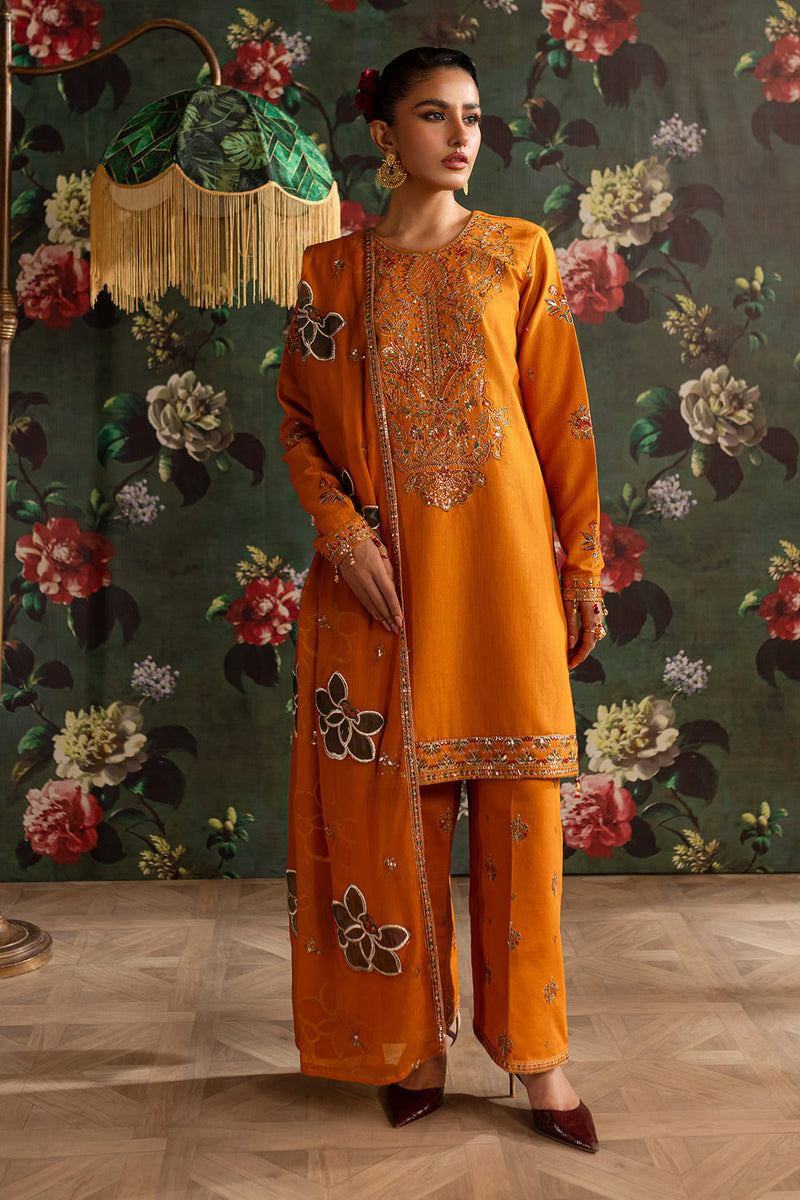 Emaan Adeel | Rangrez Collection | SHAMA by Emaan Adeel - Designer Dress - Type: Ladies Clothes - Available at Libayah - 100% Original