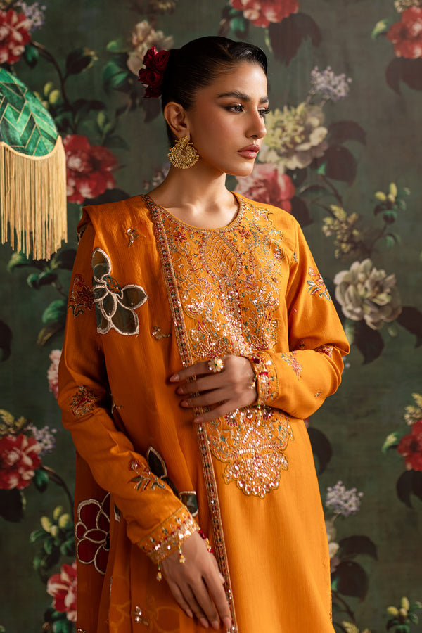Emaan Adeel | Rangrez Collection | SHAMA by Emaan Adeel - Designer Dress - Type: Ladies Clothes - Available at Libayah - 100% Original