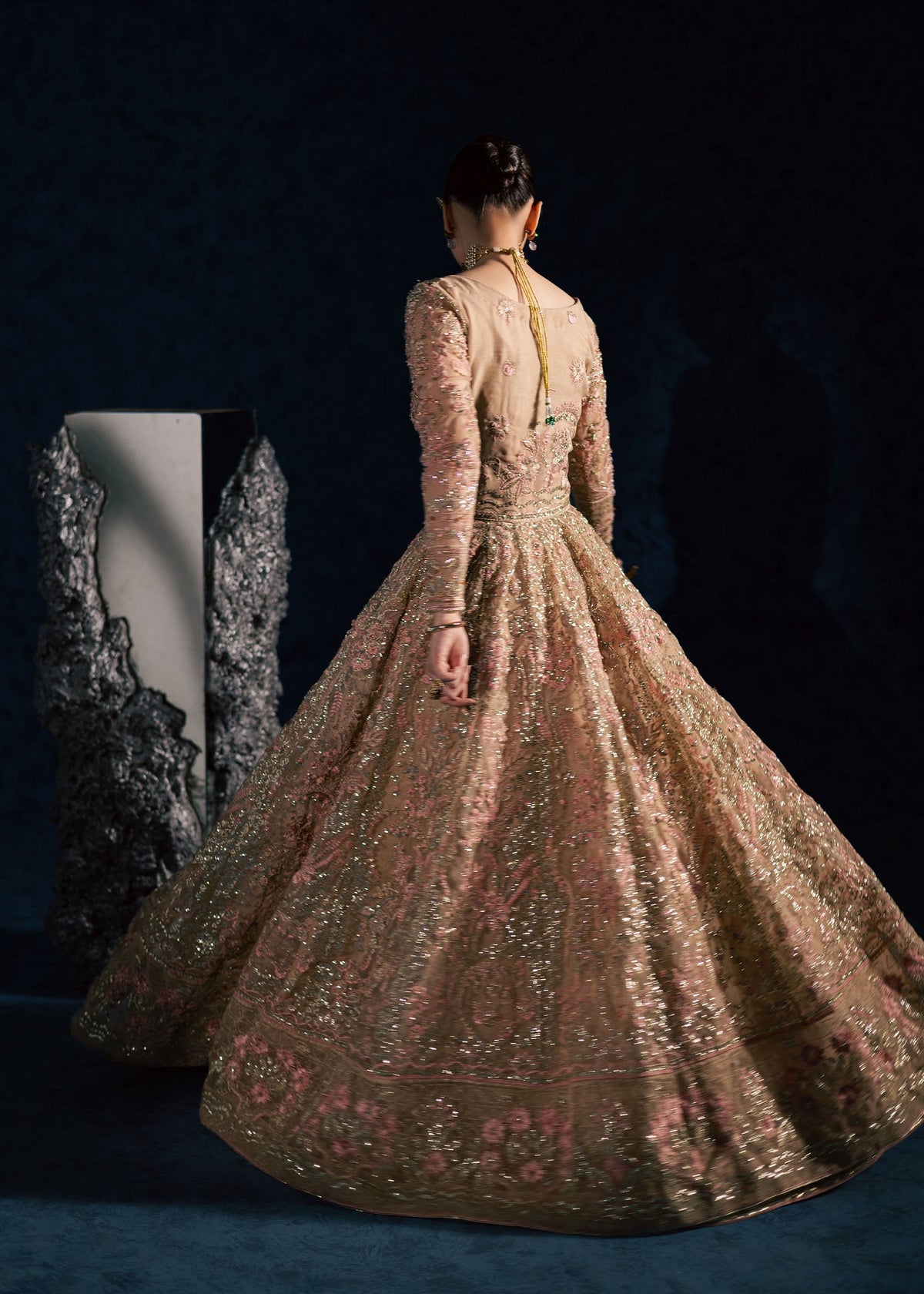 Maria Osama Khan | Lamhay Wedding Festive | NISBAT by Maria Osama Khan - Designer Dress  - Type : Ladies Clothes - Available at Libayah - 100% Original 