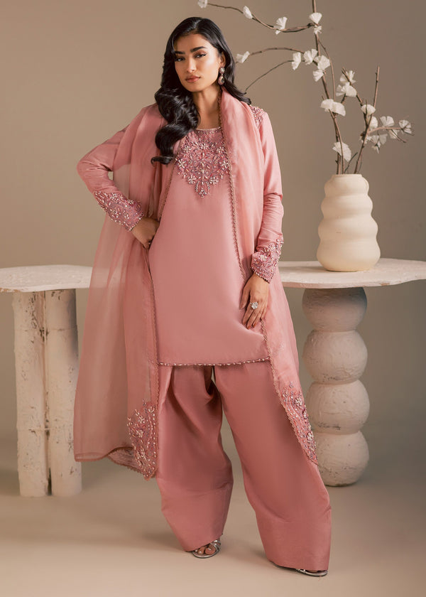 Maria Osama Khan | Noir Bliss Luxury Formals | Blush Dew by Maria Osama Khan - Designer Dress  - Type : Ladies Clothes - Available at Libayah - 100% Original 