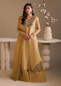Maria Osama Khan | Noir Bliss Luxury Formals | Golden Ember by Maria Osama Khan - Designer Dress  - Type : Ladies Clothes - Available at Libayah - 100% Original 