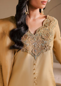 Maria Osama Khan | Noir Bliss Luxury Formals | Golden Ember by Maria Osama Khan - Designer Dress  - Type : Ladies Clothes - Available at Libayah - 100% Original 