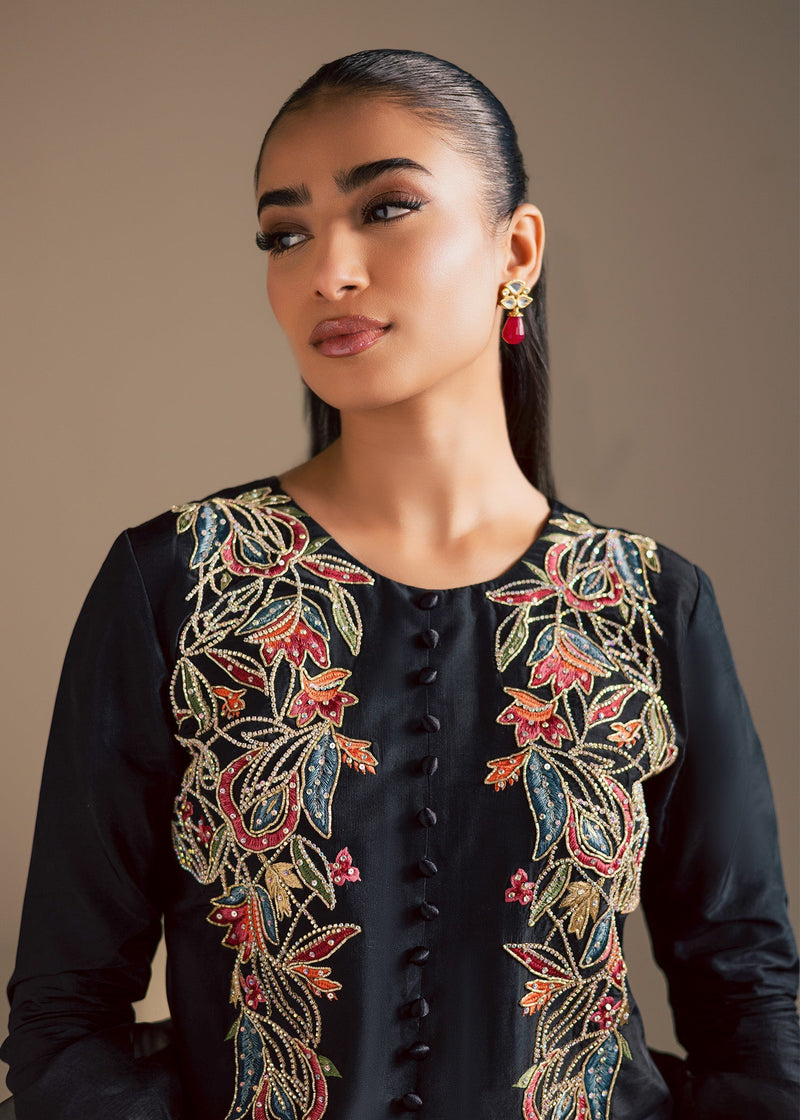 Maria Osama Khan | Noir Bliss Luxury Formals | Midnight Noir by Maria Osama Khan - Designer Dress  - Type : Ladies Clothes - Available at Libayah - 100% Original 
