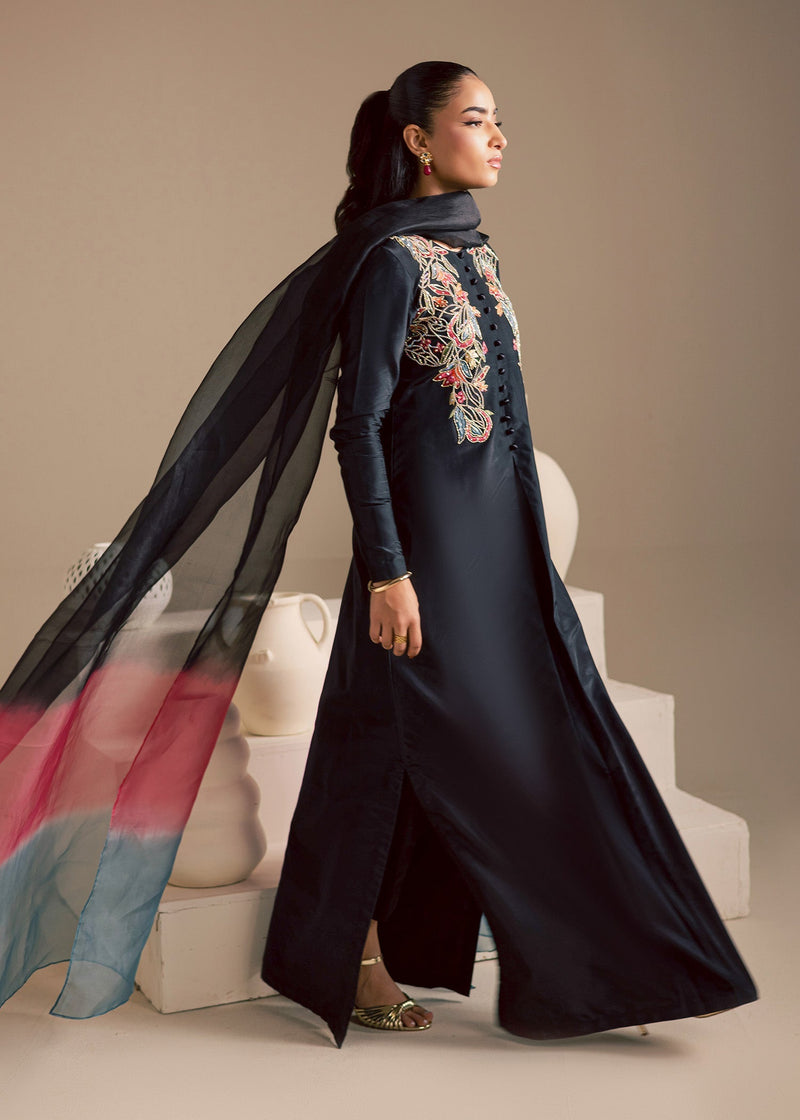 Maria Osama Khan | Noir Bliss Luxury Formals | Midnight Noir by Maria Osama Khan - Designer Dress  - Type : Ladies Clothes - Available at Libayah - 100% Original 
