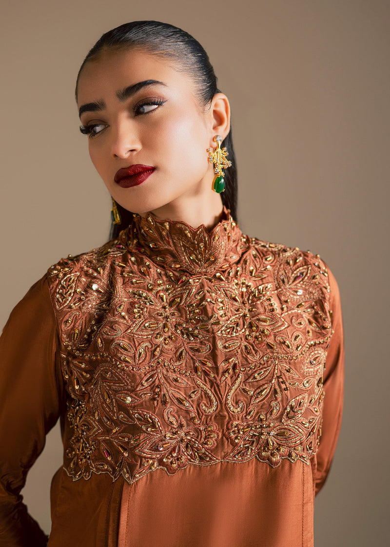Maria Osama Khan | Noir Bliss Luxury Formals | Coco Dusk by Maria Osama Khan - Designer Dress  - Type : Ladies Clothes - Available at Libayah - 100% Original 