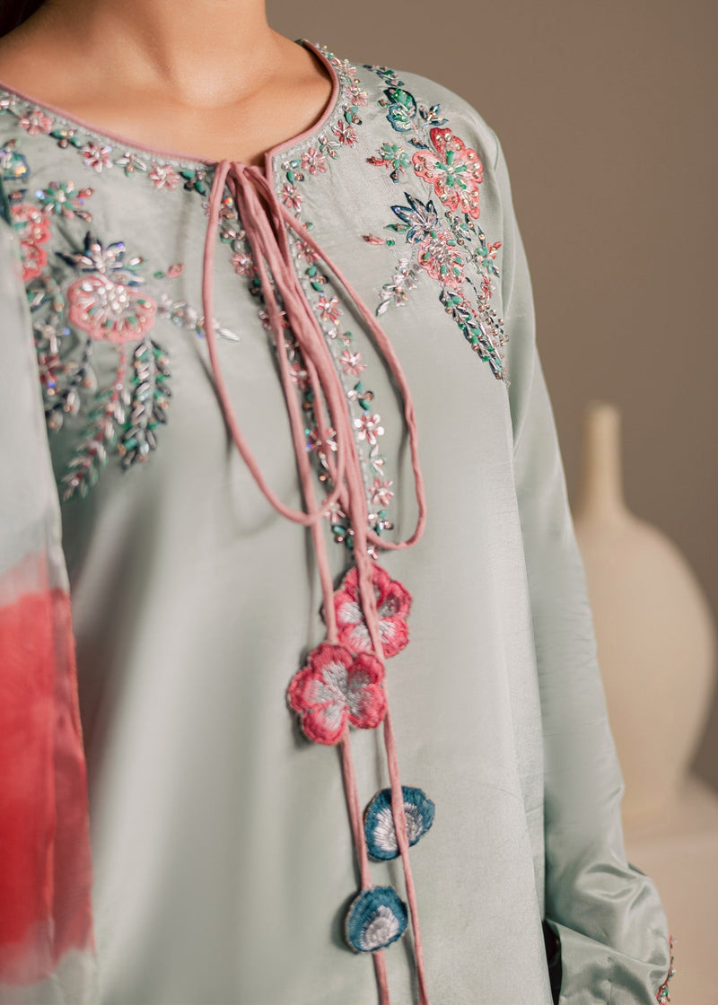 Maria Osama Khan | Noir Bliss Luxury Formals | Ash Mist by Maria Osama Khan - Designer Dress  - Type : Ladies Clothes - Available at Libayah - 100% Original 