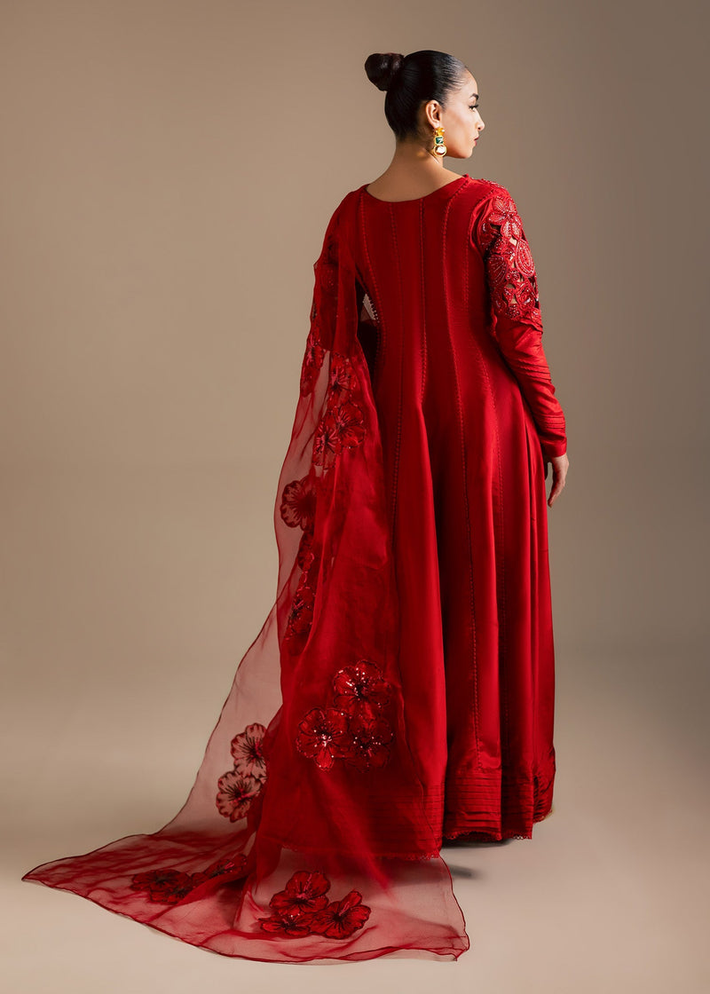 Maria Osama Khan | Noir Bliss Luxury Formals | Scarlet Mirage by Maria Osama Khan - Designer Dress  - Type : Ladies Clothes - Available at Libayah - 100% Original 
