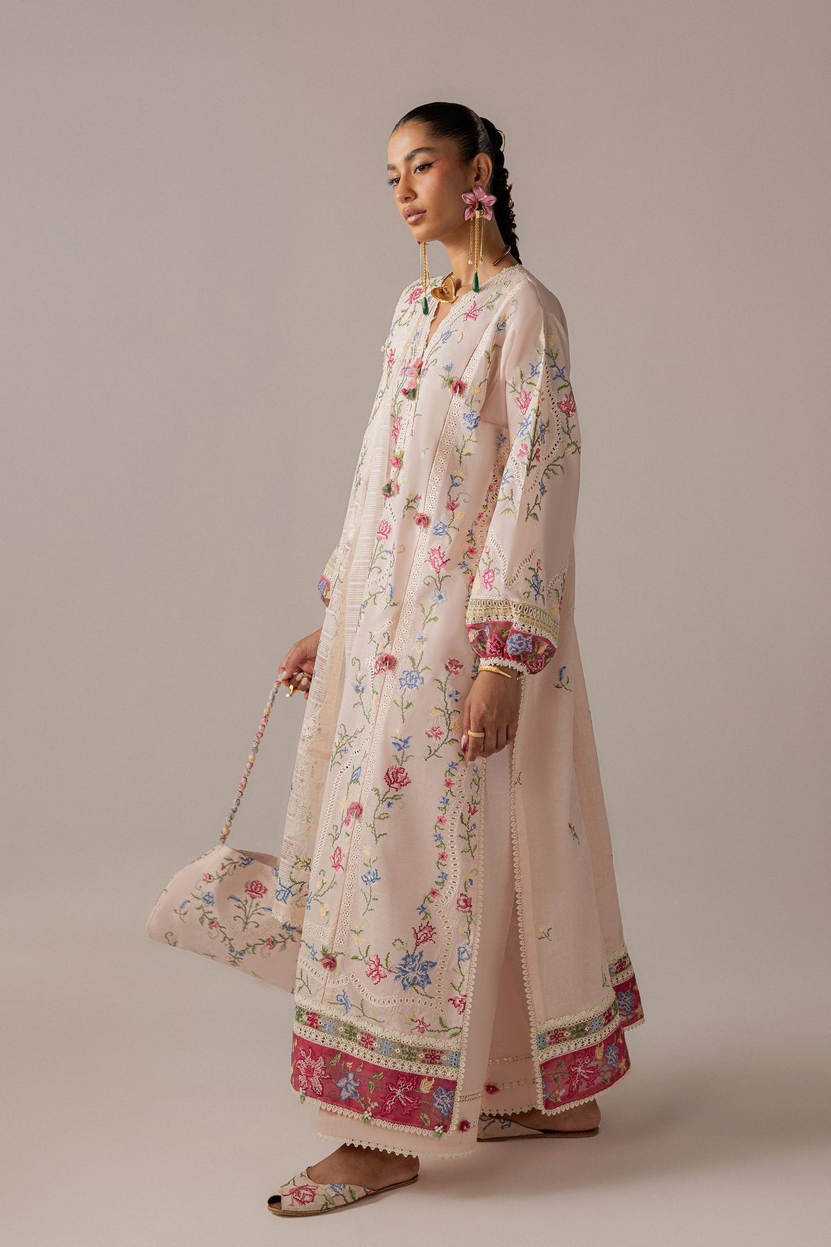 Elan | Stitched Pret 26 | SOZRAAG (EL26-03 A ST) by Elan - Designer Dress  - Type : Ladies Clothes - Available at Libayah - 100% Original 