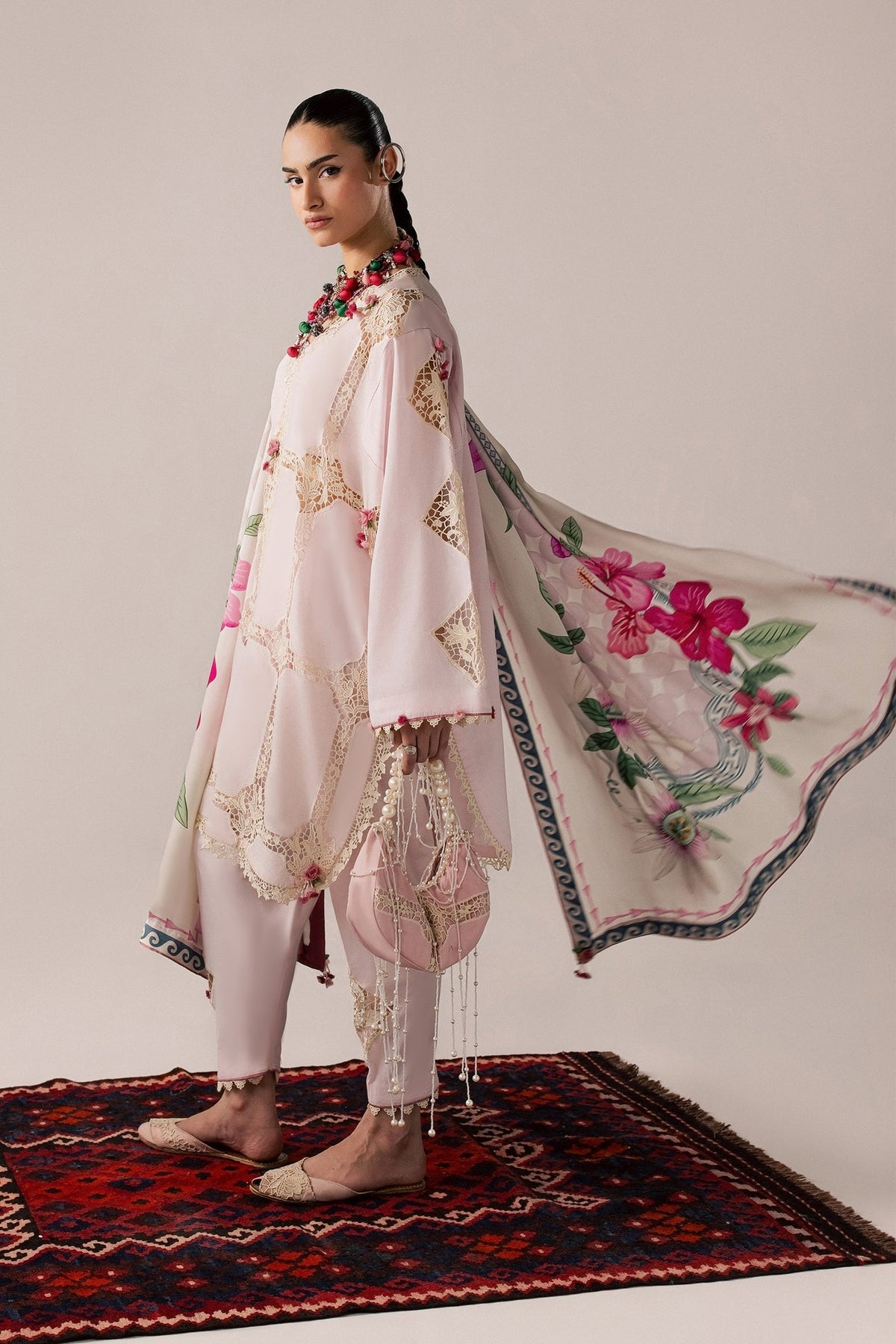 Elan | Stitched Pret 26 | ZERIN (EL26-11 A ST) by Elan - Designer Dress  - Type : Ladies Clothes - Available at Libayah - 100% Original 