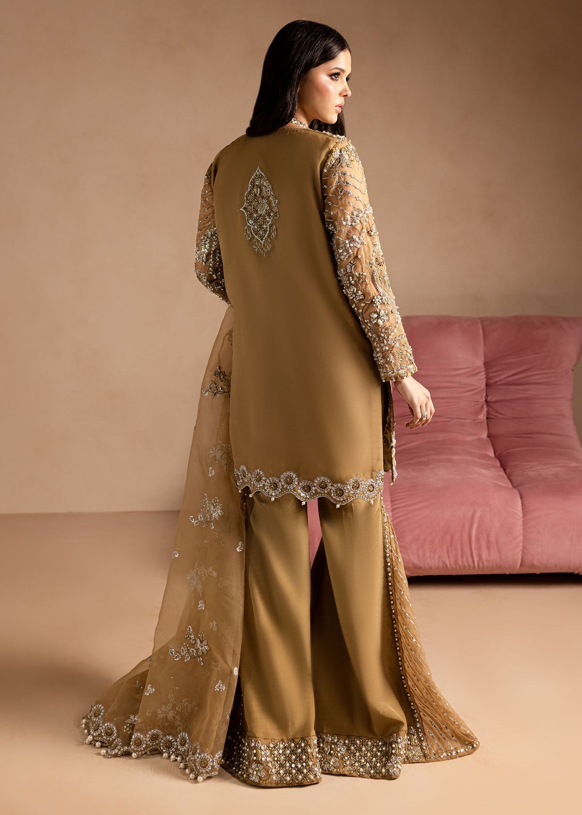 Maria Osama Khan | Lamhay Wedding Festive | Sabahat by Farasha - Designer Dress - Type: Formal - Available at Libayah - 100% Original