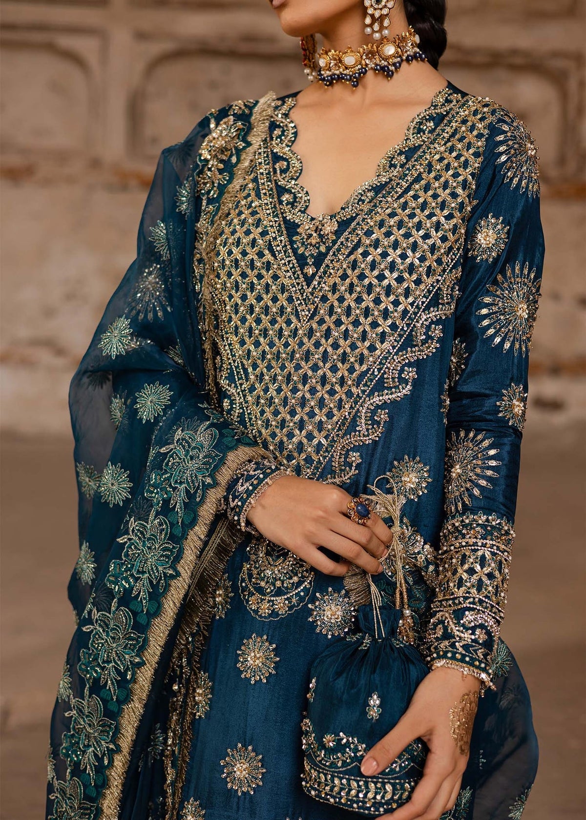 Akbar Aslam | Dastaan Luxury Formals | Zinia by Akbar Aslam - Designer Dress - Type: Ladies Clothes - Available at Libayah - 100% Original