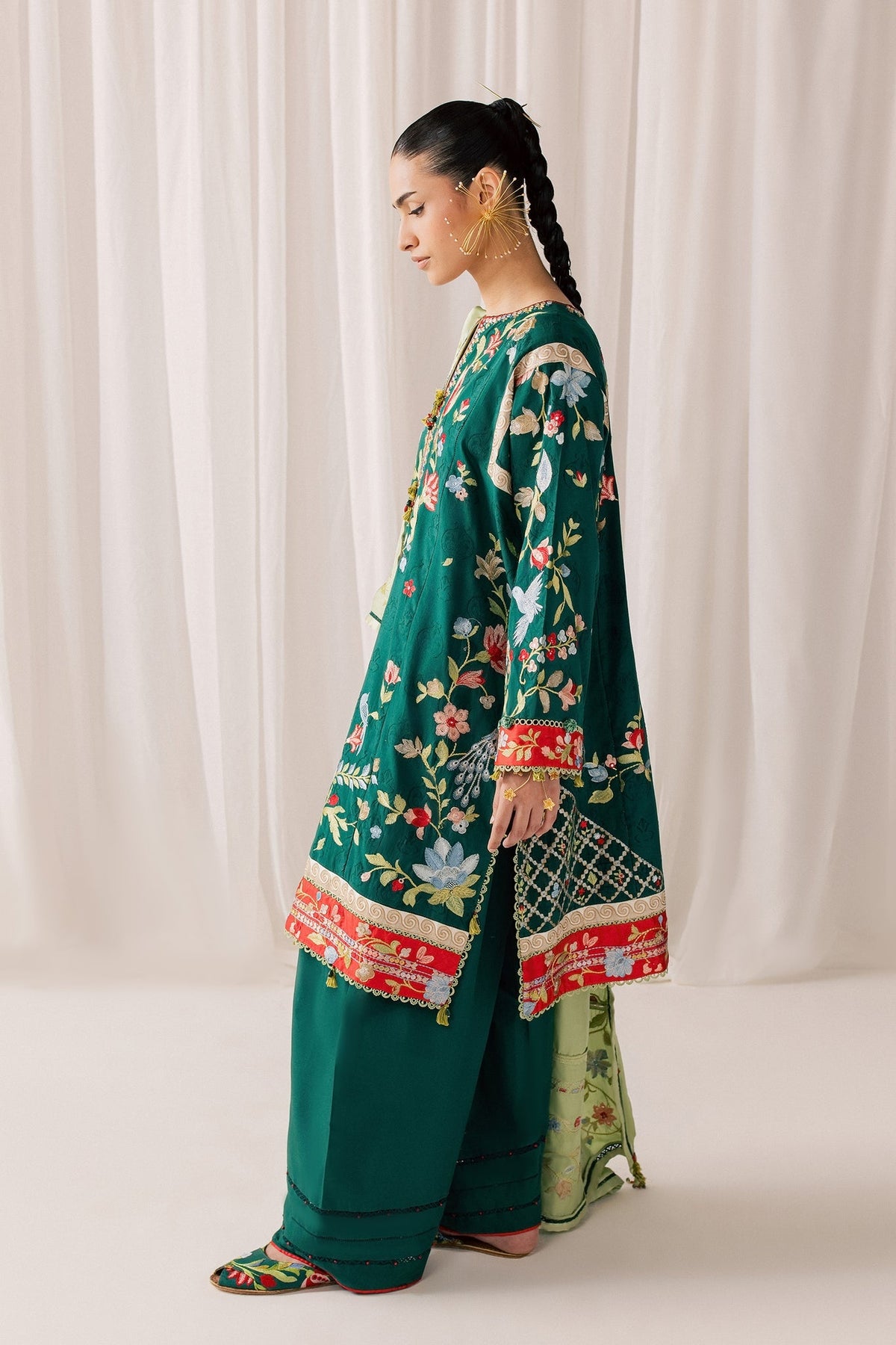 Elan | Stitched Pret 26 | DEODAR (EL26-12 A ST) by Elan - Designer Dress  - Type : Ladies Clothes - Available at Libayah - 100% Original 